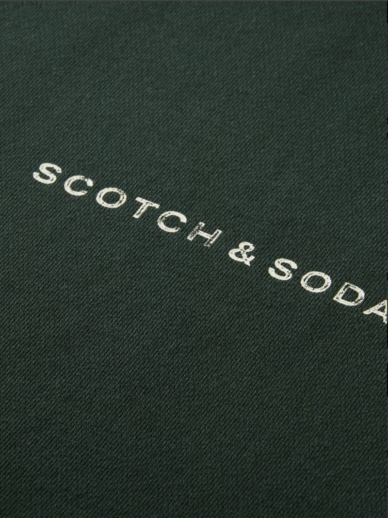 Scotch & soda (Grachten green Essentials Logo Sweatshirt)