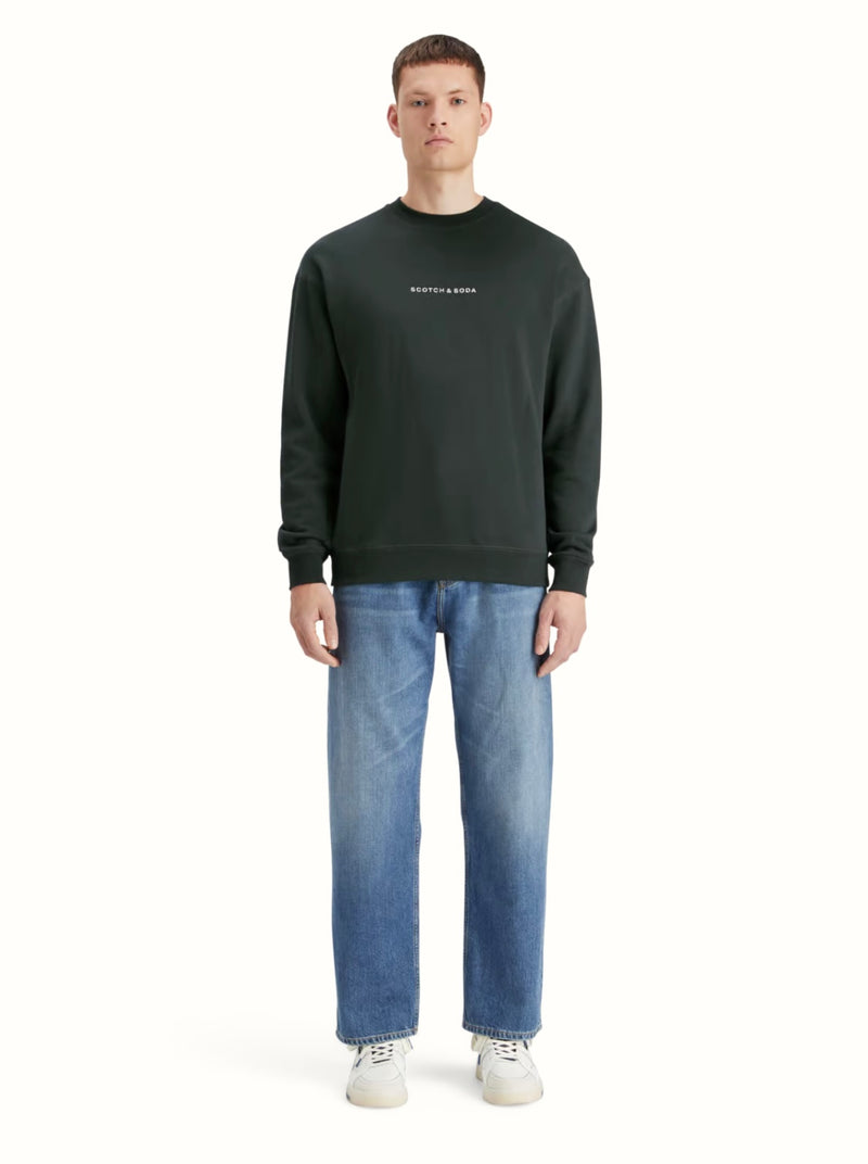 Scotch & soda (Grachten green Essentials Logo Sweatshirt)