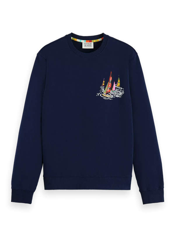 Scotch & Soda (Navy blue graphic sweatshirt)