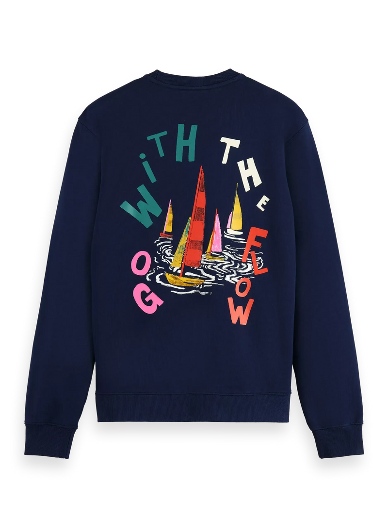 Scotch & Soda (Navy blue graphic sweatshirt)