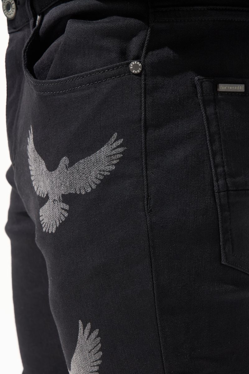 Serenede (Black "Peace jean)