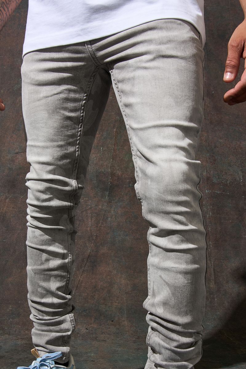 SERENEDE スキニーデニム グレー 32インチ drip やりら Serenede (Grey