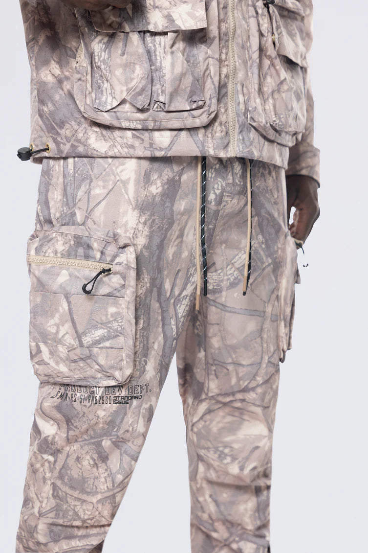 Smoke rise (khaki camo Utility Windbreaker Pant)