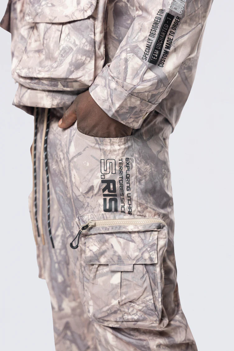 Smoke rise (khaki camo Utility Windbreaker Pant)