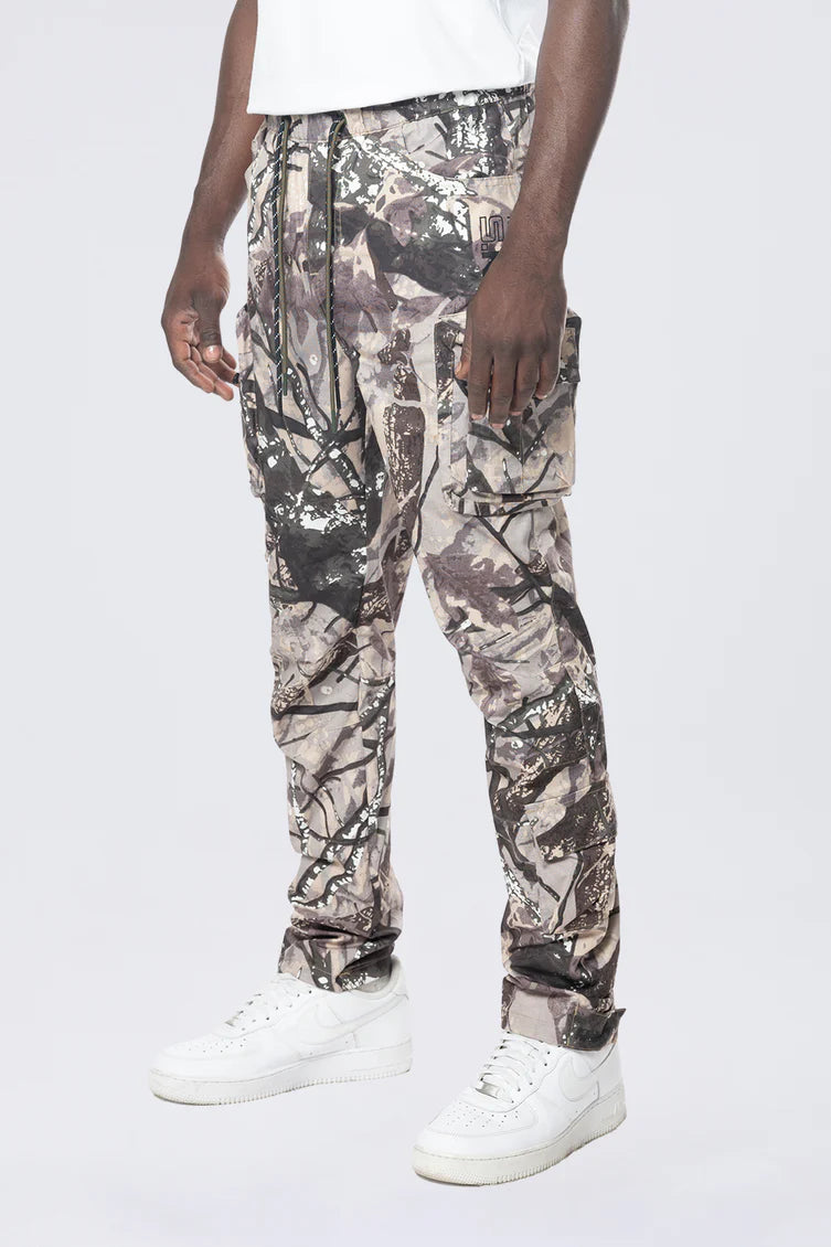 Smoke rise (Olive camo Utility Windbreaker Pant)