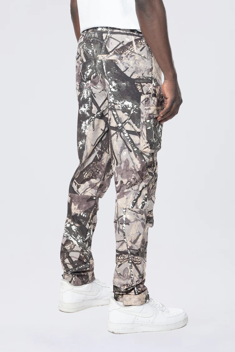 Smoke rise (Olive camo Utility Windbreaker Pant)