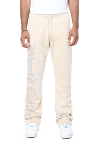 Smoke rise (Clay Rhinestone dystopia stacked jogging set)