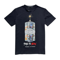 Streetz Iz Watchin (Black "Time to blow" T-Shirt)