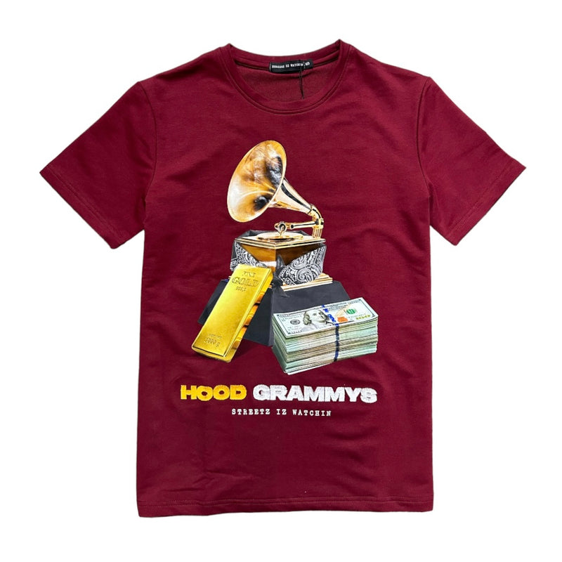 Streetz Iz Watchin (Burgundy "Grammys" T-Shirt)