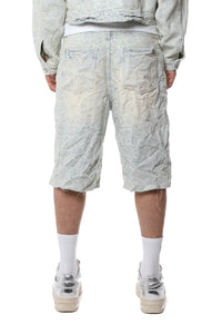 Purple brand Monogram Shorts Light Indigo