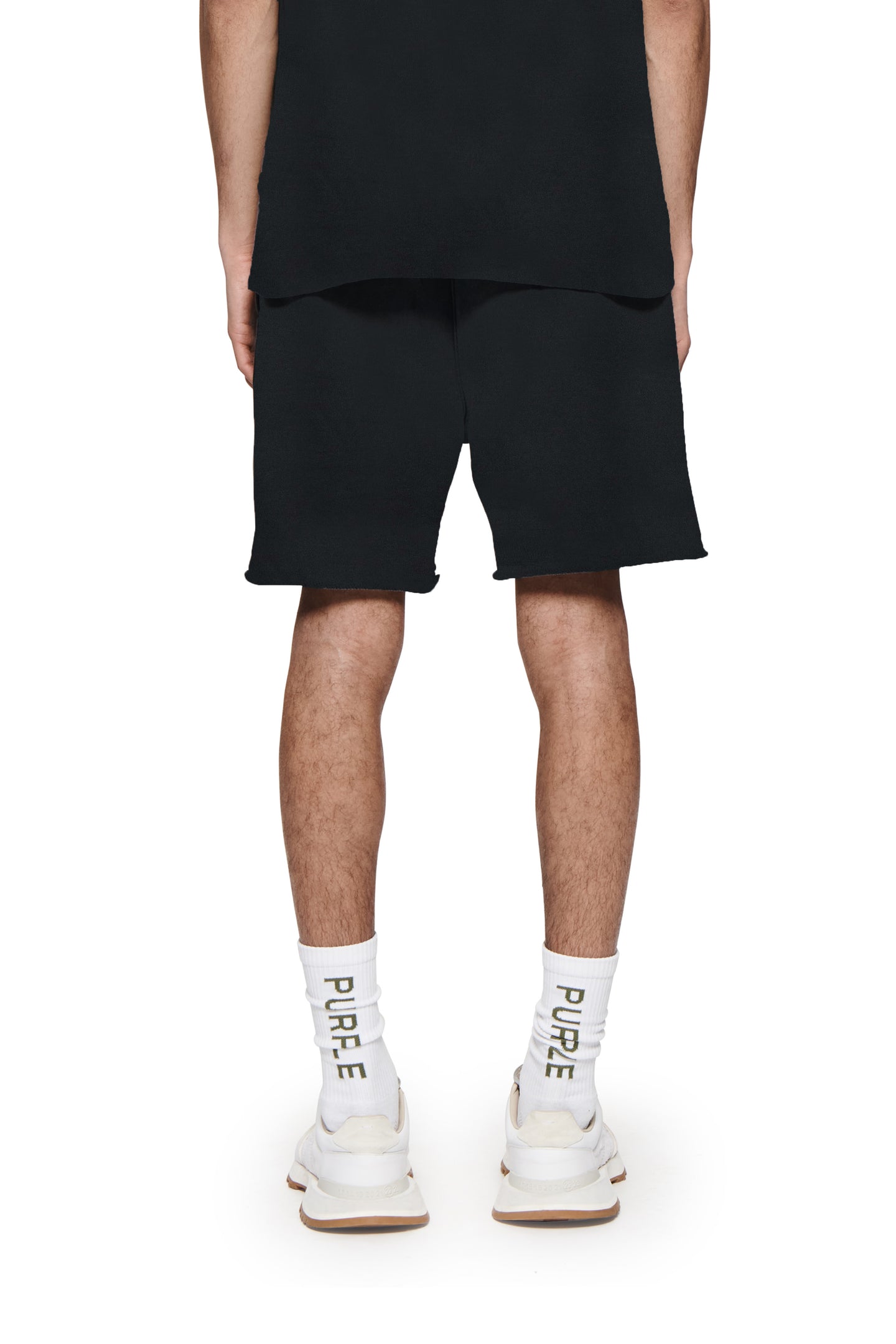 Purple Brand  Hotfix Crystal Shorts Black