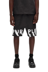 Purple Brand Men's Painted Wordmark Short Set Black