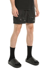 Purple Brand Crystal All Round Shorts Black