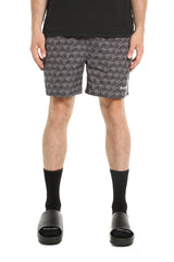 Purple brand Cube Monogram All Around Shorts Gray
