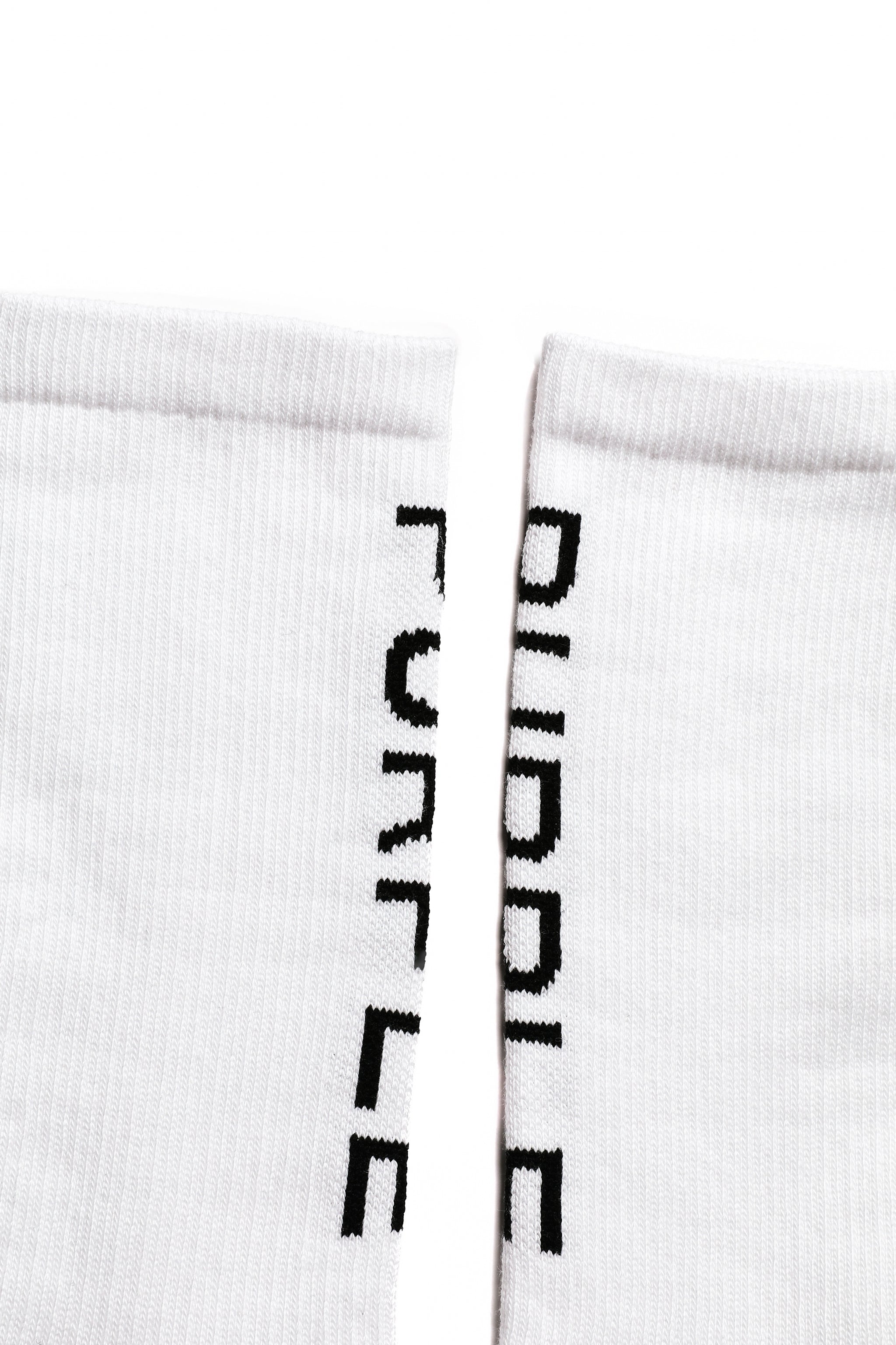 Purple Brand Cotton Crew Sock White
