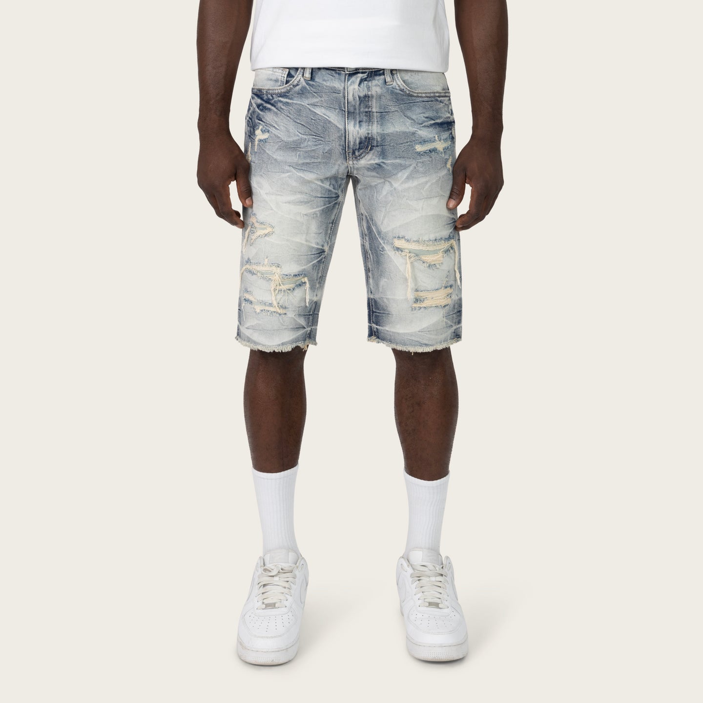 Smoke Rise Essential Shorts farley Blue
