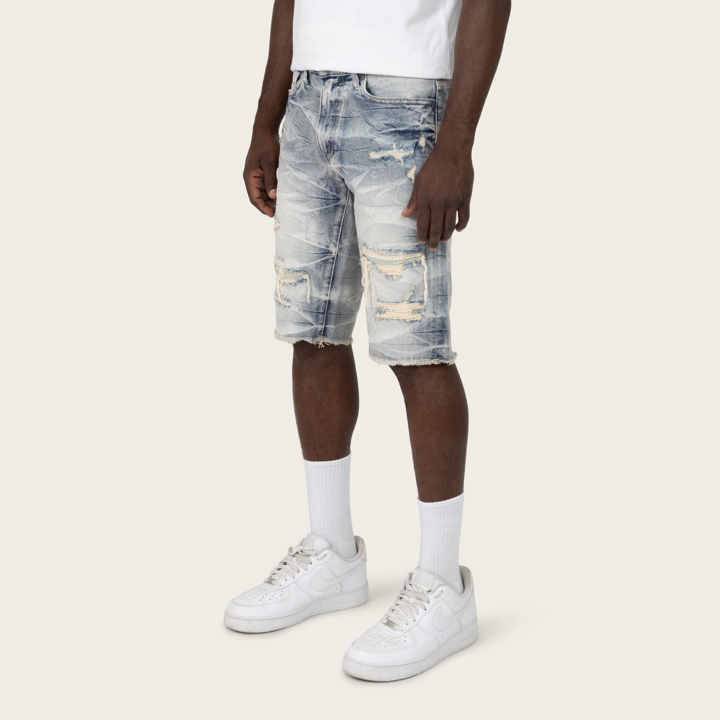 Smoke Rise Essential Shorts farley Blue