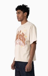 Smoke Rise Rhinestone Dystopia Tee Clay