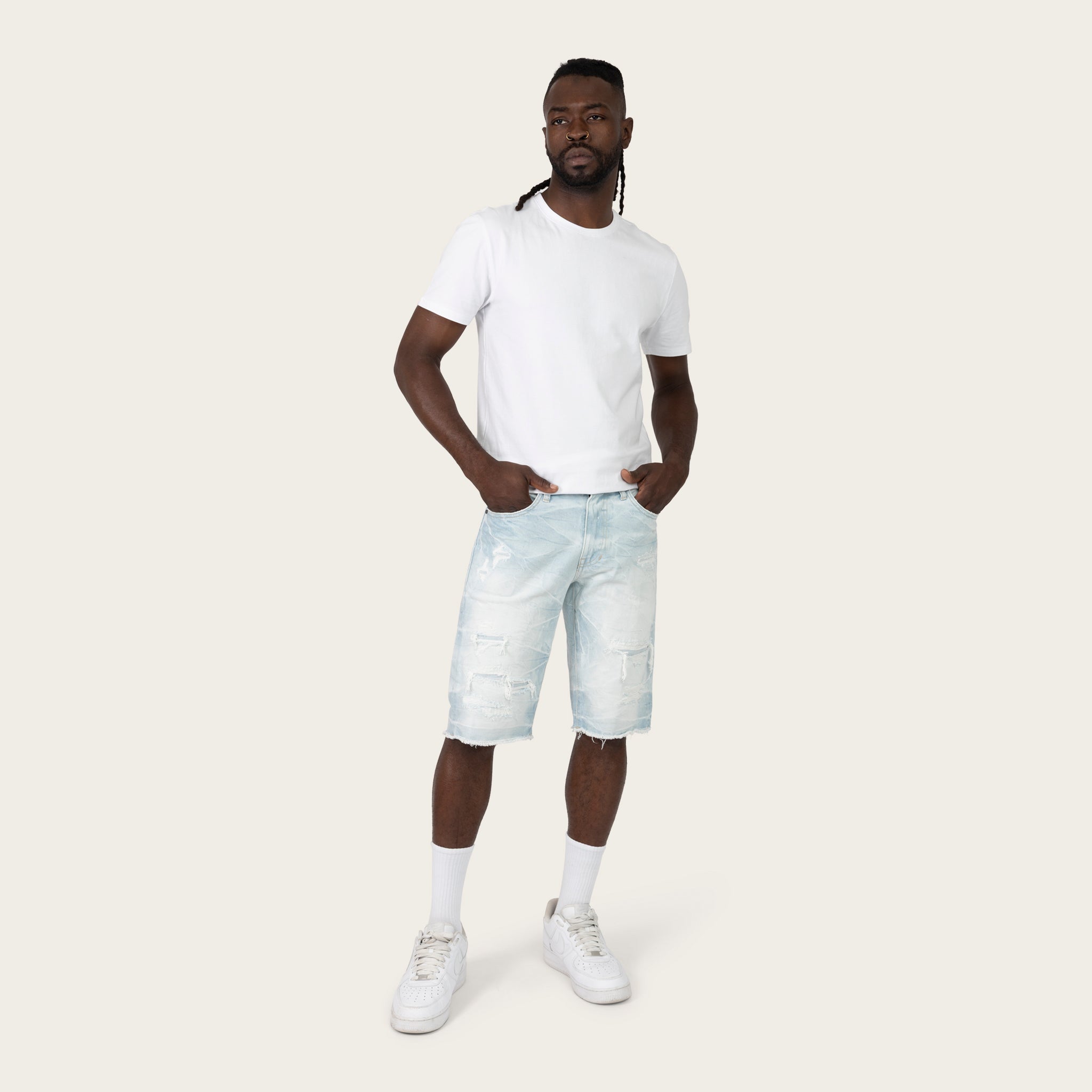 Smoke Rise Essential Shorts Peyton Blue