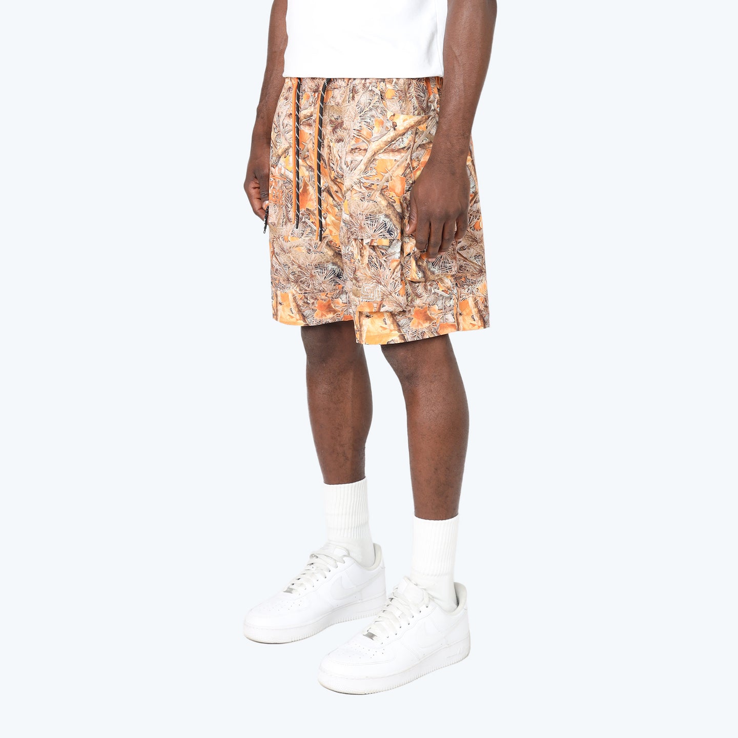 Smoke Rise Utility Cargo Shorts Amber Camo