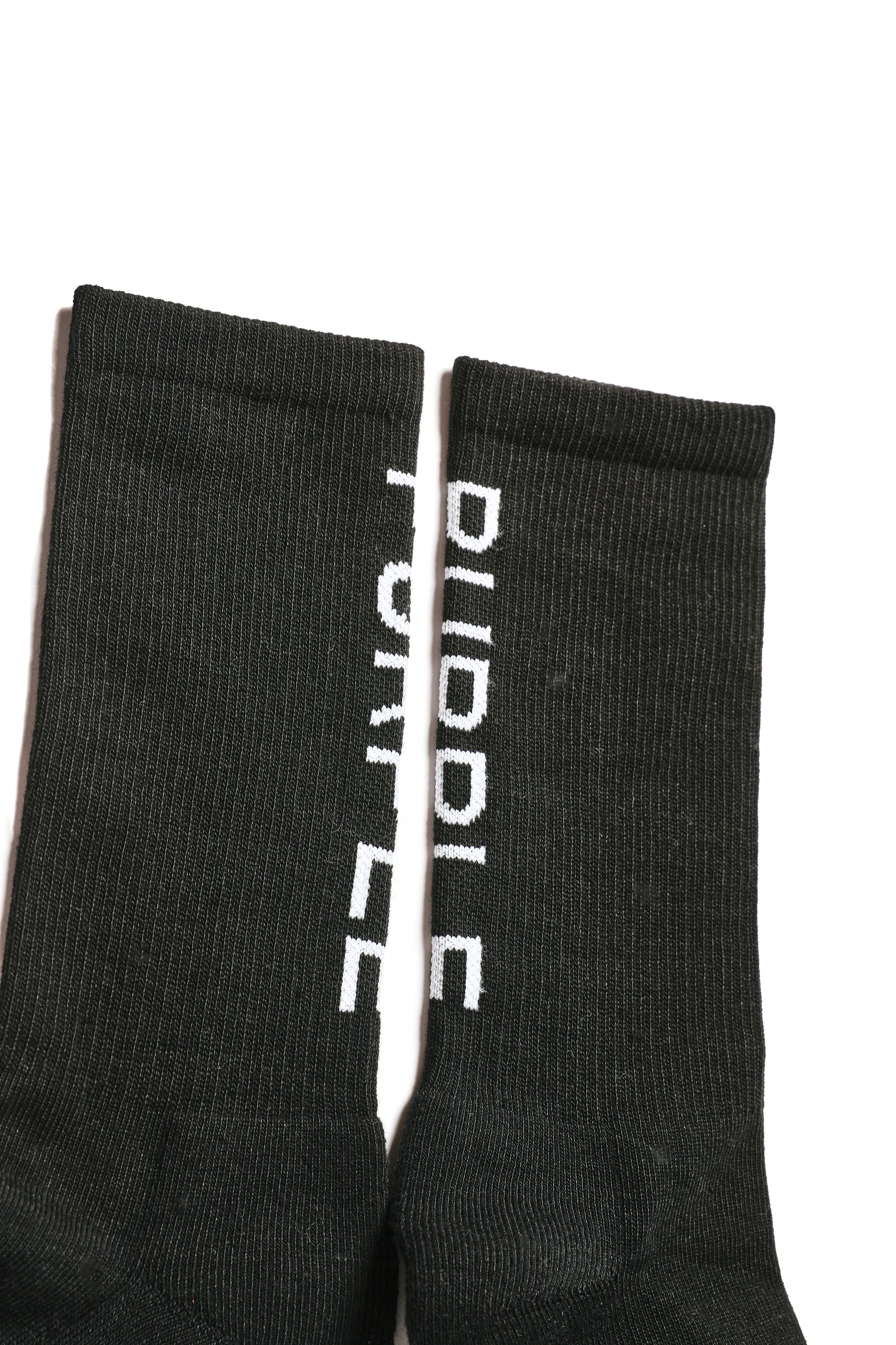 Purple Brand Cotton Crew Sock Black