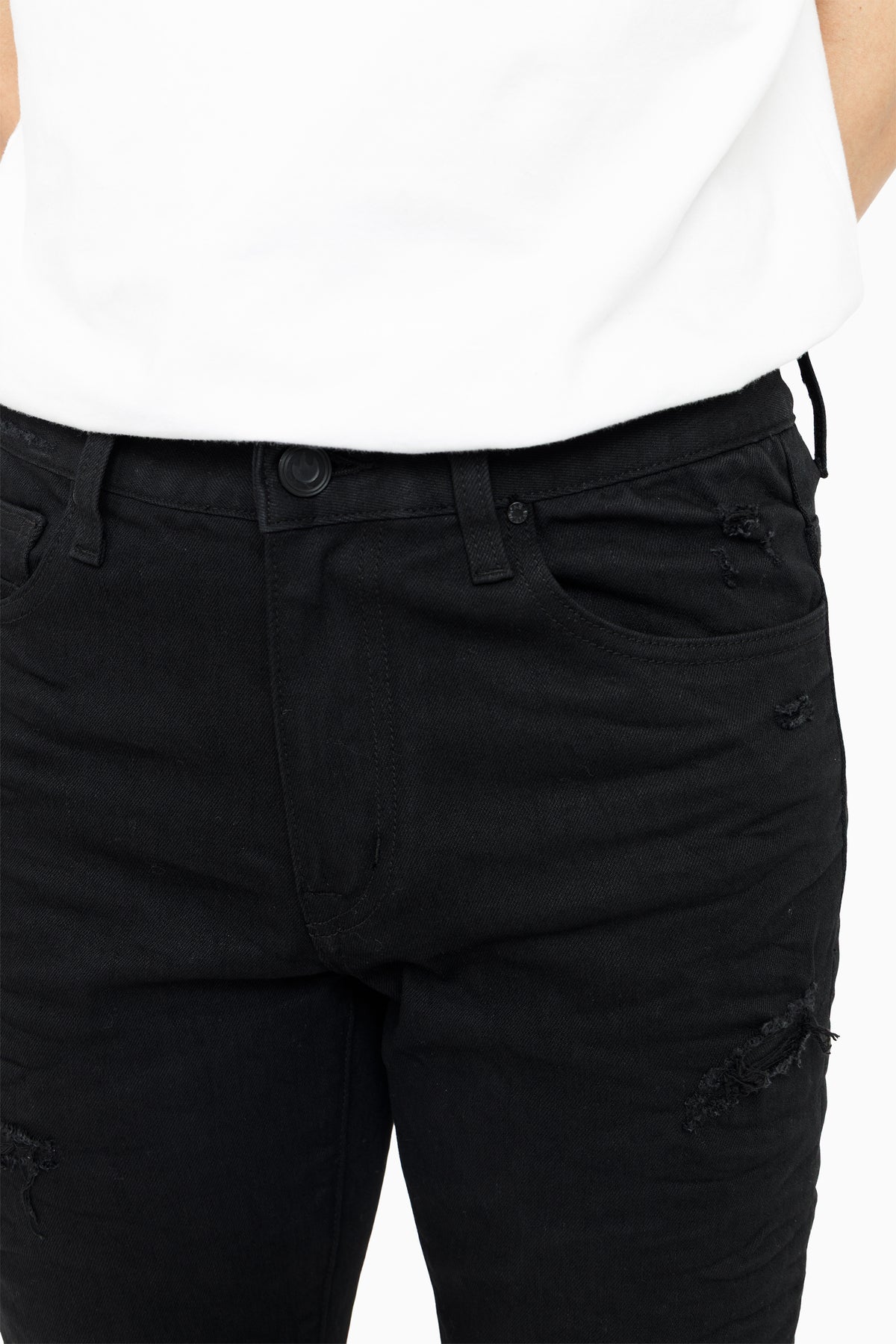 Smoke Rise Vintage Washed Jeans Pit Black