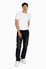 Smoke Rise Essential Vintage Washed Jeans Obsidian Black