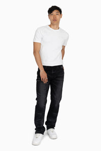 Smoke Rise Essential Vintage Washed Jeans Obsidian Black