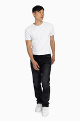 Smoke Rise Essential Vintage Washed Jeans Obsidian Black