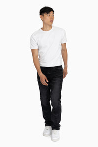 Smoke Rise Essential Vintage Washed Jeans Obsidian Black