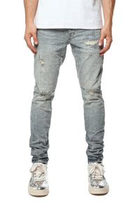 Purple Brand Worn Indigo Reflective Paint Lt Indigo