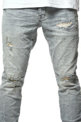 Purple Brand Worn Indigo Reflective Paint Lt Indigo