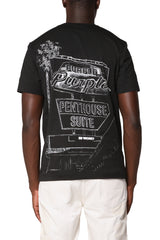 Purple Brand Clean Jersey Tee Black