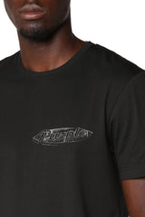 Purple Brand Clean Jersey Tee Black