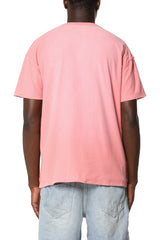 Purple Brand Textured Inside Out Tee Pink