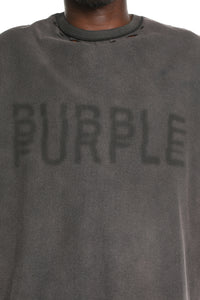 Purple Brand Textured Inside Out Tee Black