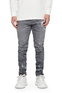 Purple Brand Dapple Grey Vintage Rip Jeans Grey /26