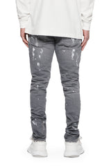 Purple Brand Dapple Grey Vintage Rip Jeans Grey /26