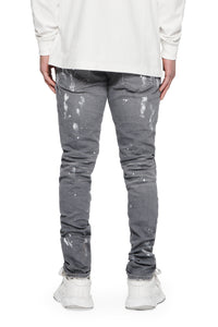 Purple Brand Dapple Grey Vintage Rip Jeans Grey /26