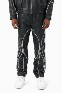 Smoke Rise Limitless Racing Pu Pant Black