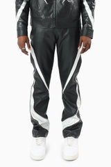 Smoke Rise Limitless Racing Pu Pant Crocodile Black