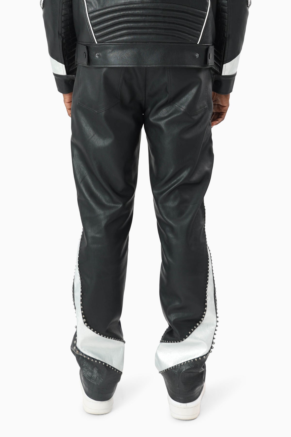 Smoke Rise Limitless Racing Pu Pant Crocodile Black