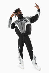 Smoke Rise Elevate Windbreaker Set Black
