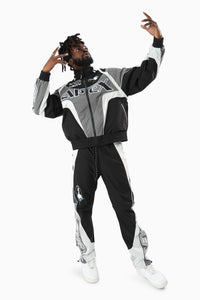Smoke Rise Elevate Windbreaker Set Black