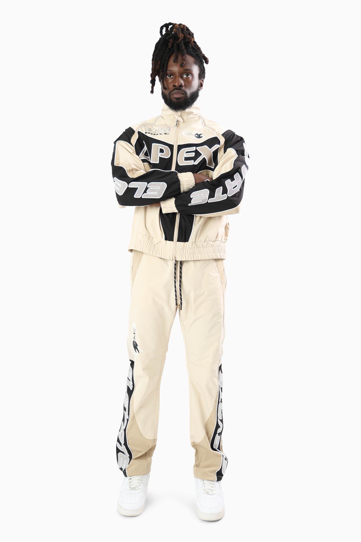 Smoke Rise Elevate Windbreaker Set Light Khaki