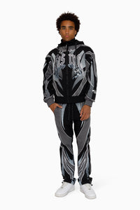 Smoke Rise Rising Colorblock Windbreaker Set Castlerock
