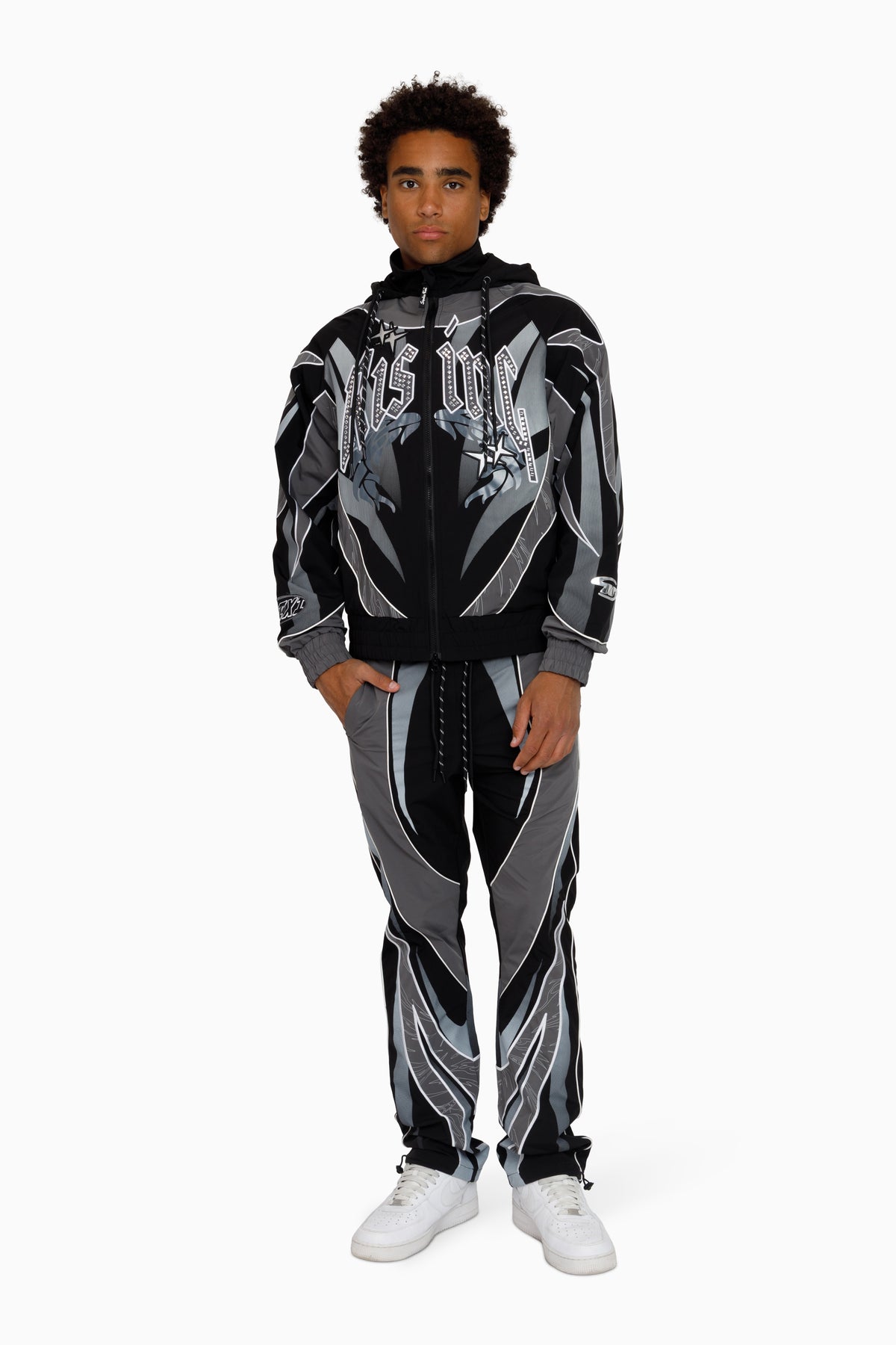 Smoke Rise Rising Colorblock Windbreaker Set Castlerock