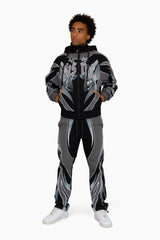 Smoke Rise Rising Colorblock Windbreaker Set Castlerock