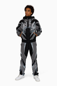 Smoke Rise Rising Colorblock Windbreaker Set Castlerock