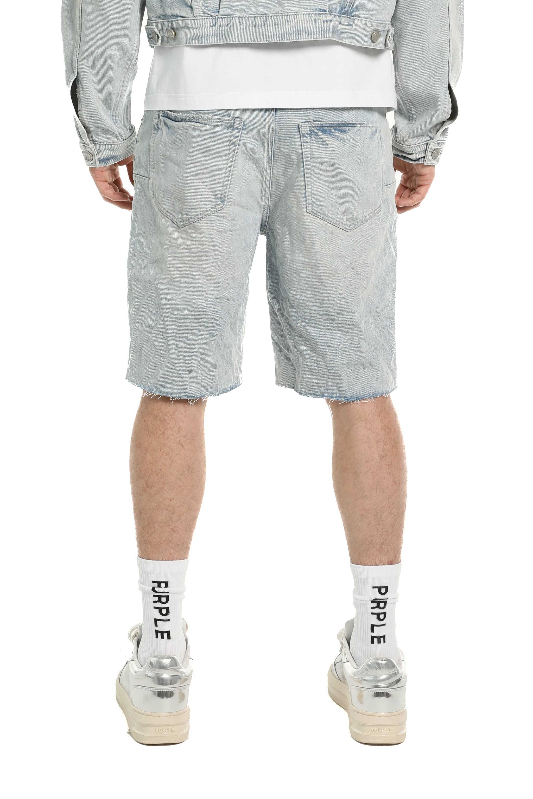 Purple Brand Nova Shorts Light Indigo